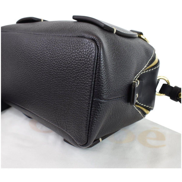 CHLOE Daria Small Classic Smooth Leather Crossbody Bag Black