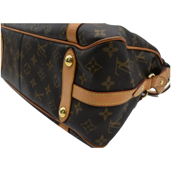 LOUIS VUITTON Stresa PM Monogram Canvas Shoulder Bag Brown