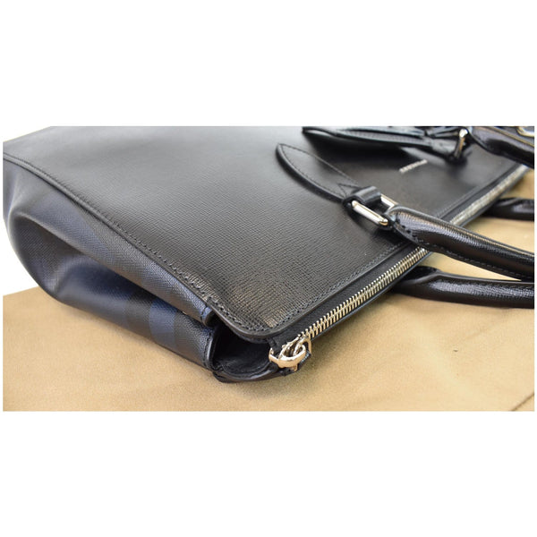 BURBERRY Large London Business Briefcase Messenger Bag Black