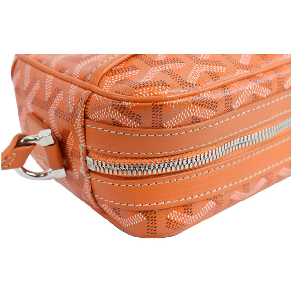 GOYARD Cap Vert Coated Canvas Messenger Bag Orange