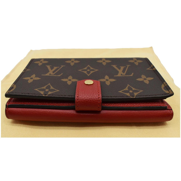 LOUIS VUITTON Pallas Compact Monogram Canvas Wallet Cerise