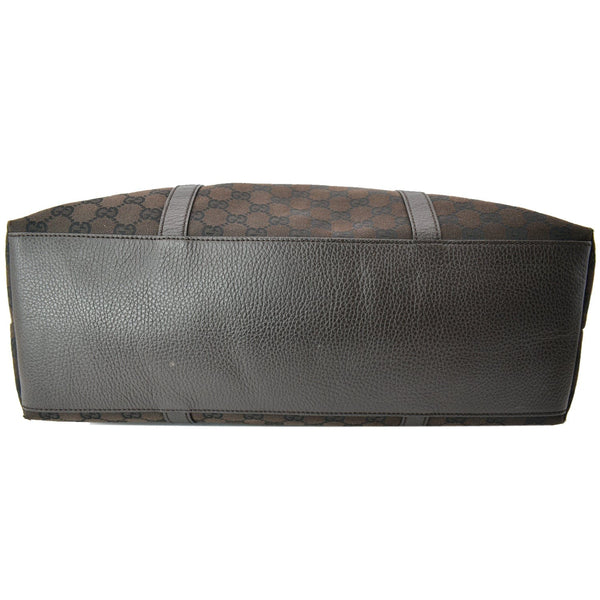 GUCCI GG Guccissima Canvas Leather Tote Brown | DDH