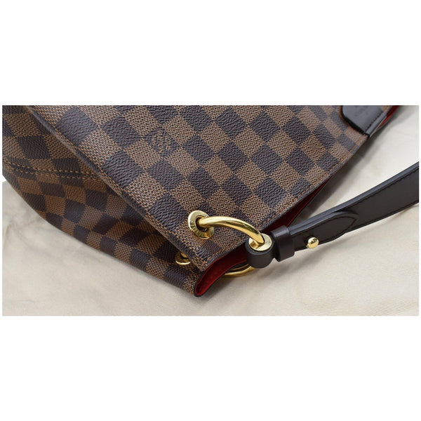 LOUIS VUITTON Graceful MM Damier Ebene Shoulder Bag Brown