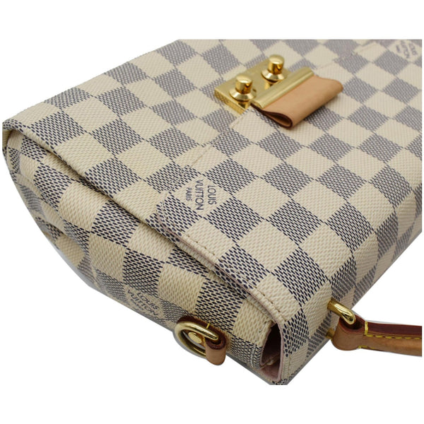 Louis Vuitton Croisette Damier Azur Shoulder Crossbody Bag