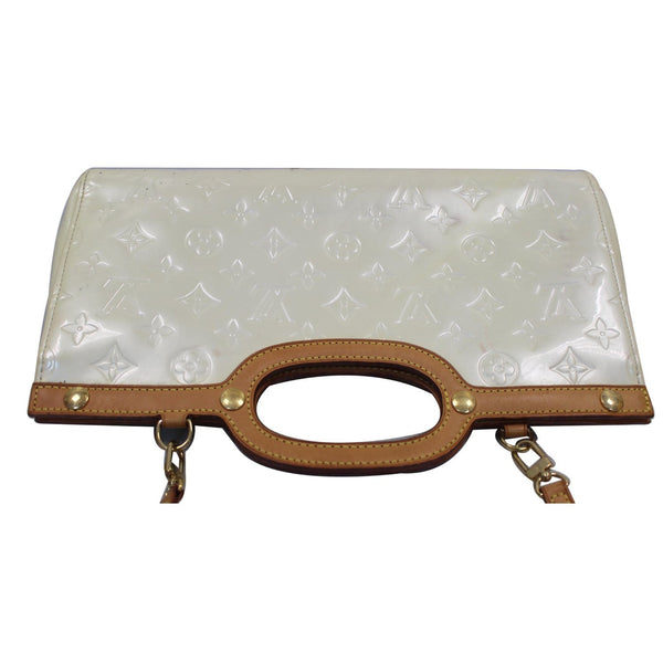 top view lv Roxbury Drive Vernis Leather Shoulder Bag