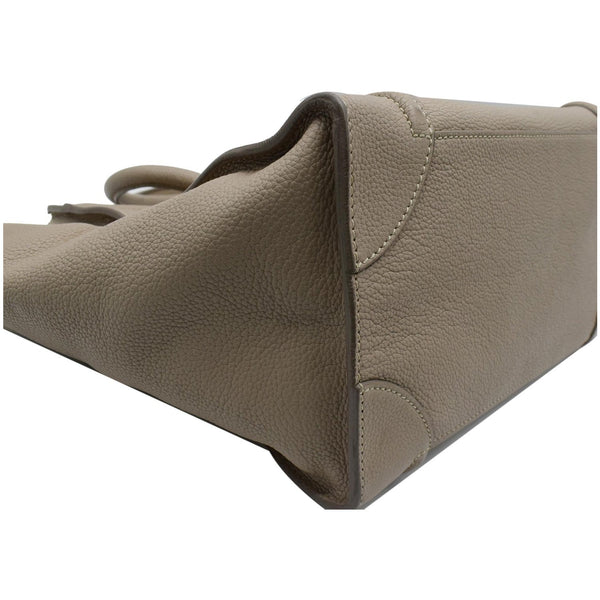 Celine Drummed Mini Luggage Calfskin Leather Tote Bag