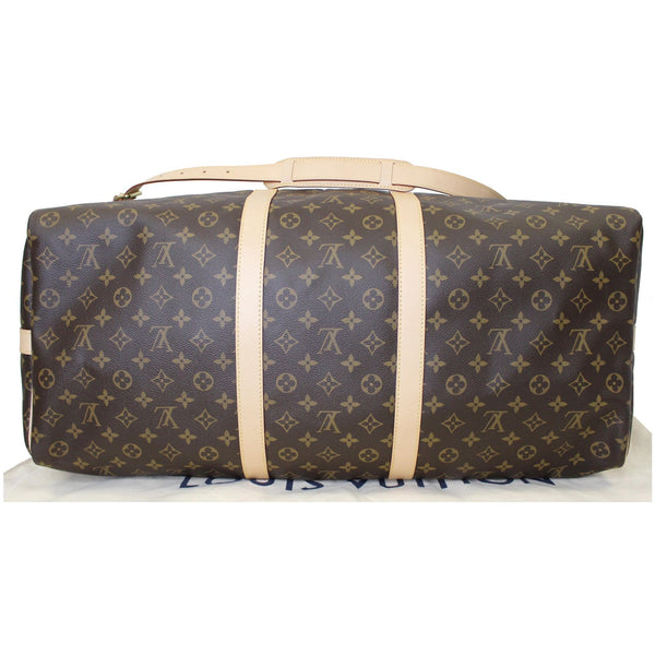 Louis Vuitton Keepall 60 Bandouliere Canvas Travel Bag leather
