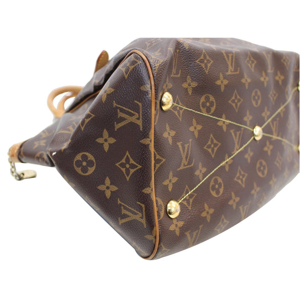 LOUIS VUITTON Tivoli GM Monogram Canvas Shoulder Bag Brown