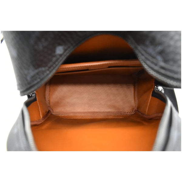 MCM Stark Classic Small Visetos Canvas Backpack Bag interior