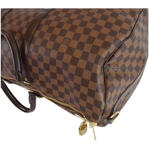 Louis Vuitton Keepall Bandouliere 55 bag with padlock