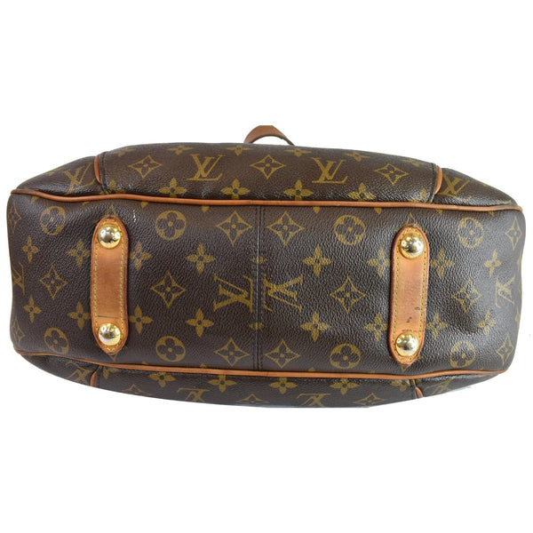 Louis Vuitton Galliera PM Monogram Canvas Bag for Women - brown bottom