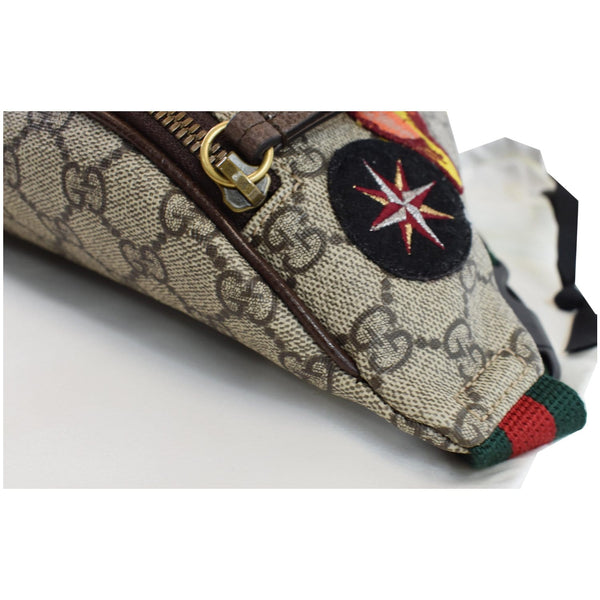 GUCCI Courrier GG Supreme Canvas Belt Waist Bum Bag Beige 529711