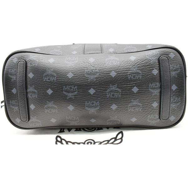 MCM Liz Visetos Reversible Shopper Tote Bag Black - DDH