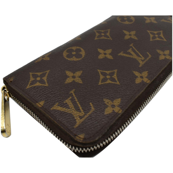 LOUIS VUITTON Zippy Organizer Monogram Canvas Wallet Brown