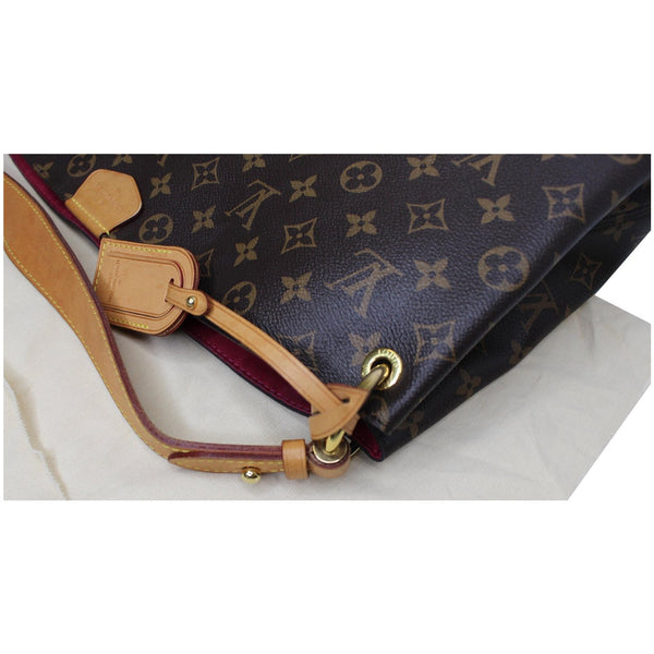 Louis Vuitton Graceful MM Monogram Canvas Bag for women corner view