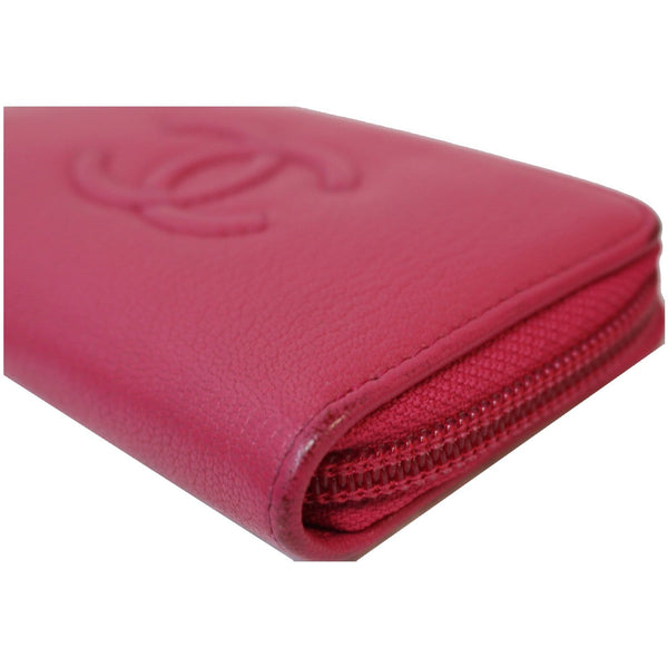 CHANEL CC Key Holder Caviar Leather Case Wallet Pink 22826381