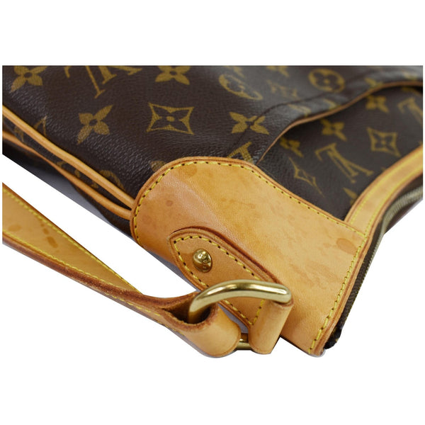 LOUIS VUITTON Odeon MM Monogram Canvas Shoulder Bag Brown