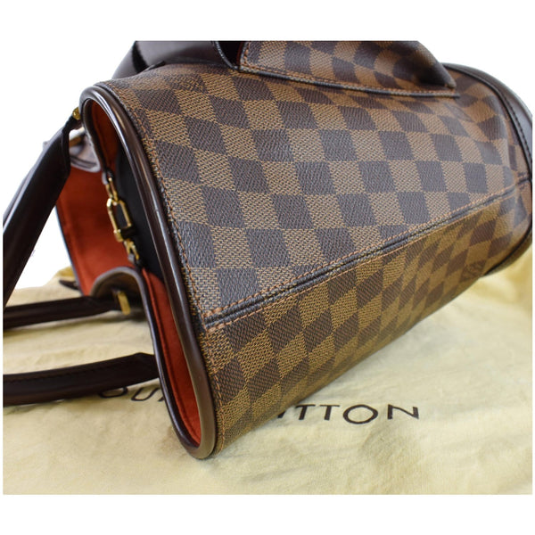 LOUIS VUITTON Manosque GM Damier Ebene Tote Bag Brown