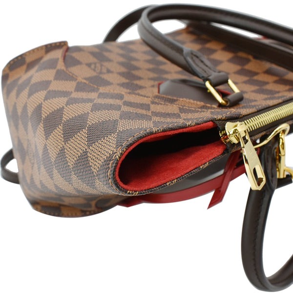 LOUIS VUITTON Caissa PM Damier Ebene Tote Shoulder Bag Brown