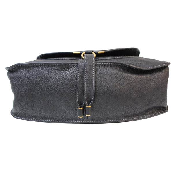 CHLOE Medium Marcie Calfskin Leather Satchel Bag Black