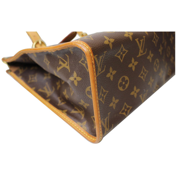 LOUIS VUITTON Popincourt Haut Monogram Canvas Shoulder Bag Brown