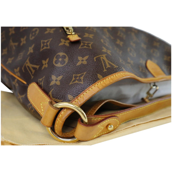 Louis Vuitton Delightful GM Monogram Canvas Tote Bag top close look