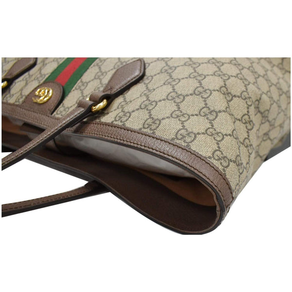Gucci Ophidia Medium GG Supreme Canvas Tote Bag - beige skin