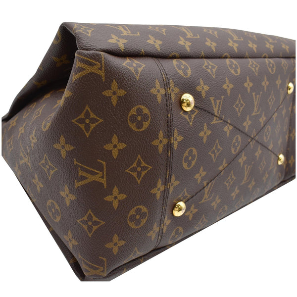 Louis Vuitton Artsy MM Monogram Canvas Hobo Bag Brown
