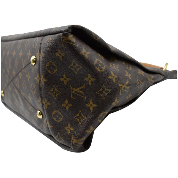 LOUIS VUITTON Artsy MM Monogram Canvas Shoulder Bag Brown