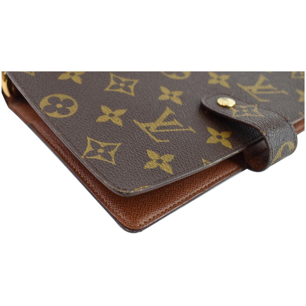 Louis Vuitton Agenda PM Monogram Canvas Planner Cover - closed strip