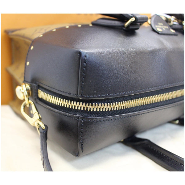 Louis Vuitton City Malle MM Reverse Monogram Bag black