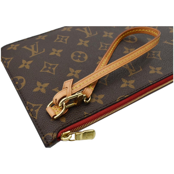 Louis Vuitton Neverfull MM Monogram Canvas Wristlet Pouch