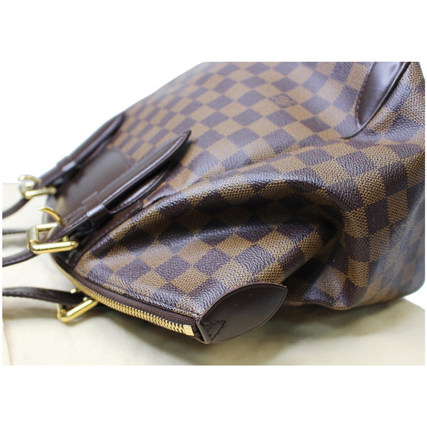 corners look Lv Verona MM Damier Ebene Satchel Bag