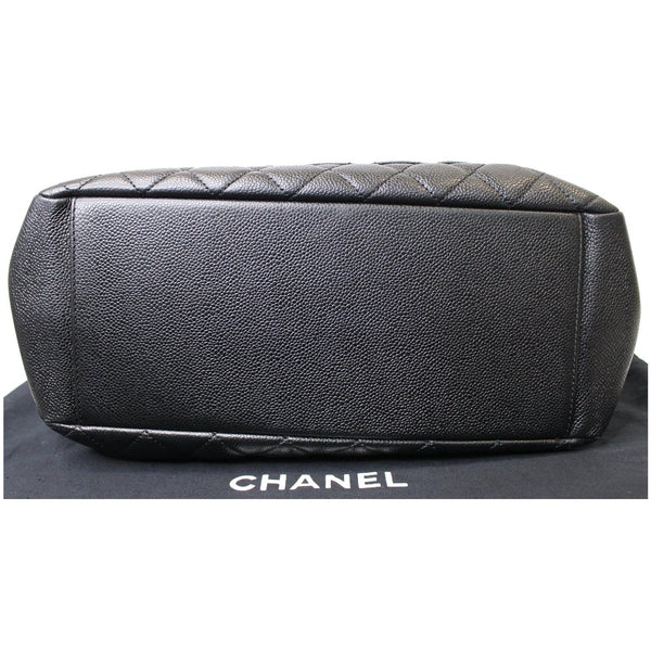 CHANEL Grand Shopping Caviar Leather Tote Bag Black