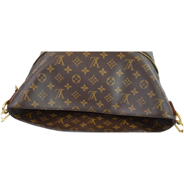 Louis Vuitton Melie Monogram Canvas Hobo Shoulder Bag - top opened