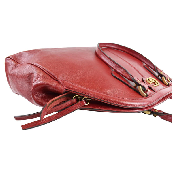 GUCCI Large Re(Belle) Calfskin Top Handle Bag Red 515937