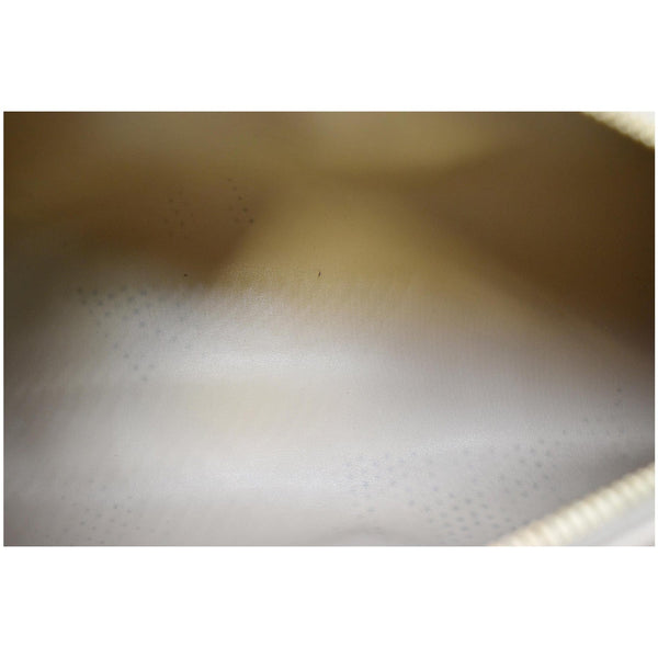 LOUIS VUITTON Bedford Papillon Vernis Leather Satchel Bag Beige