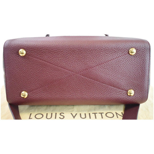 LOUIS VUITTON Hyde Park Damier Ebene Shoulder Bag Fuchsia