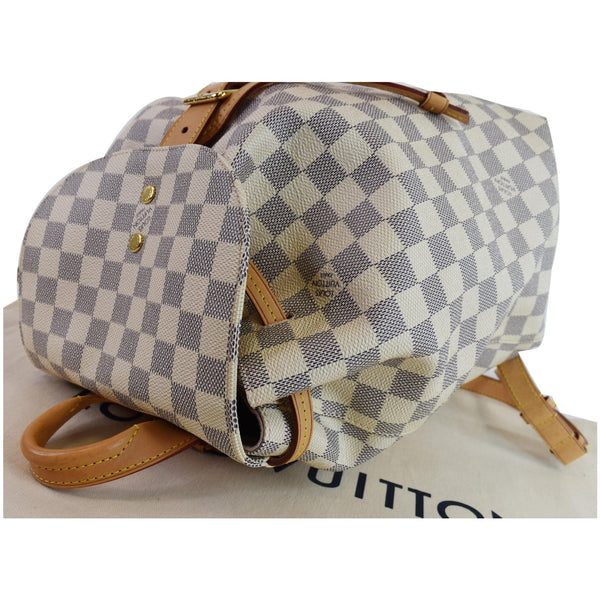 Louis Vuitton Sperone Leather canvas Backpack Bag White