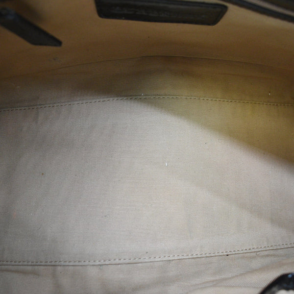 BURBERRY Small Chester Nova Check Patent Bowling Bag Black