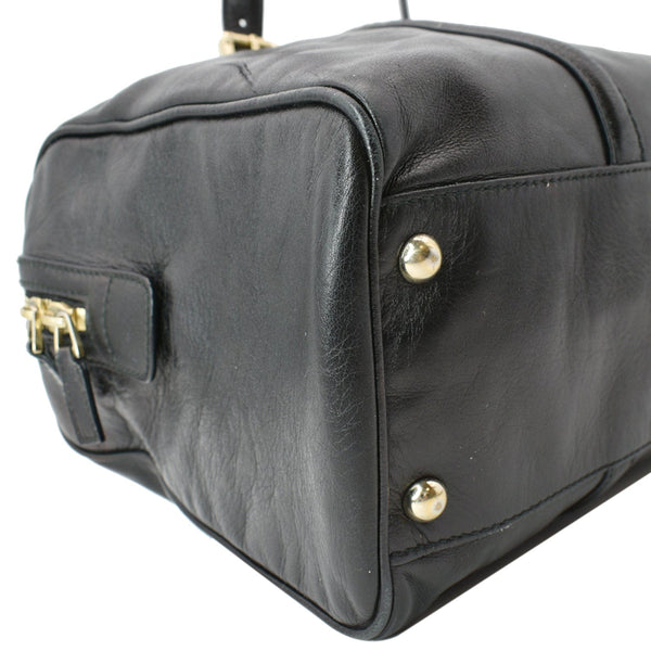 Gucci Britt Leather Satchel Bag Black - Shop at DDH