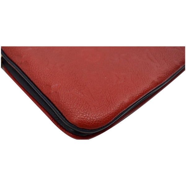 LOUIS VUITTON Double Zip Pochette Monogram Empreinte Crossbody Bag Navy Blue - Hot Deals