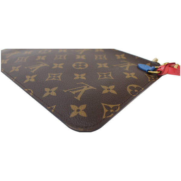 Louis Vuitton Wristlet Pouch Damier Ebene MM size