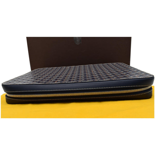 GOYARD Universal Companion Portfolio Goyardine Canvas Briefcase Bag Black