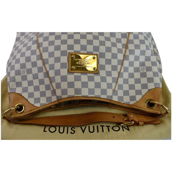 Louis Vuitton Galliera GM Damier Azur Shoulder Bag top side look