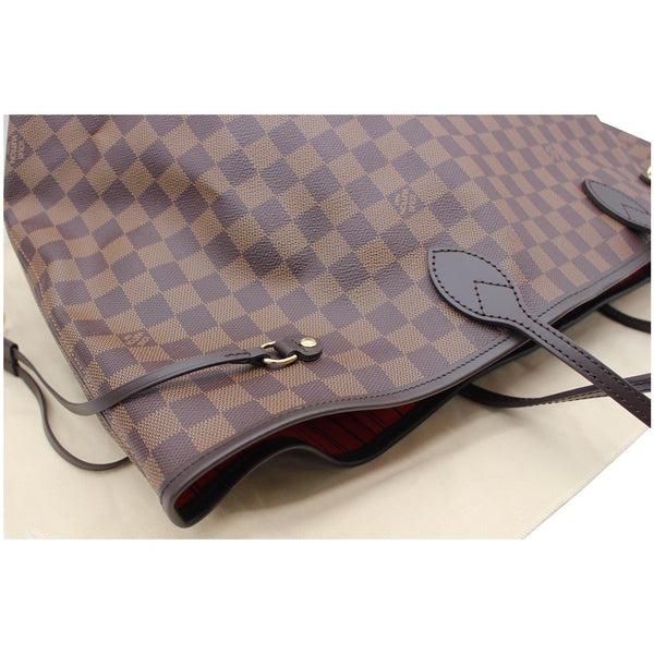 LOUIS VUITTON Neverfull GM Damier Ebene Tote Shoulder Bag Brown