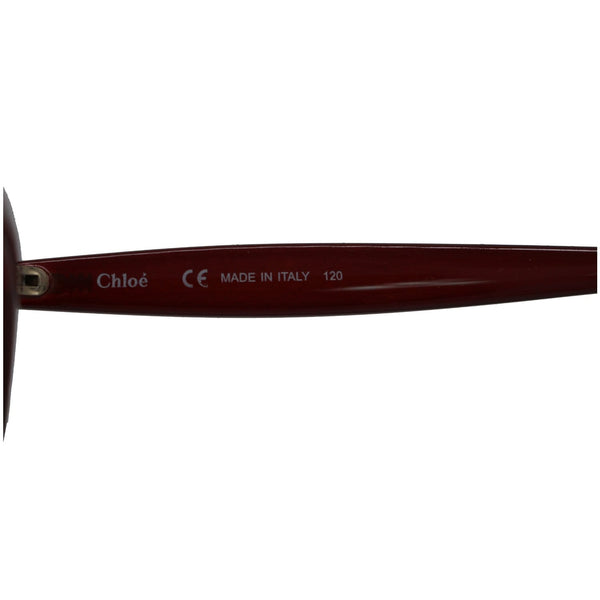 Chloe CE766S 620 Burgundy Sunglasses Grey Lens