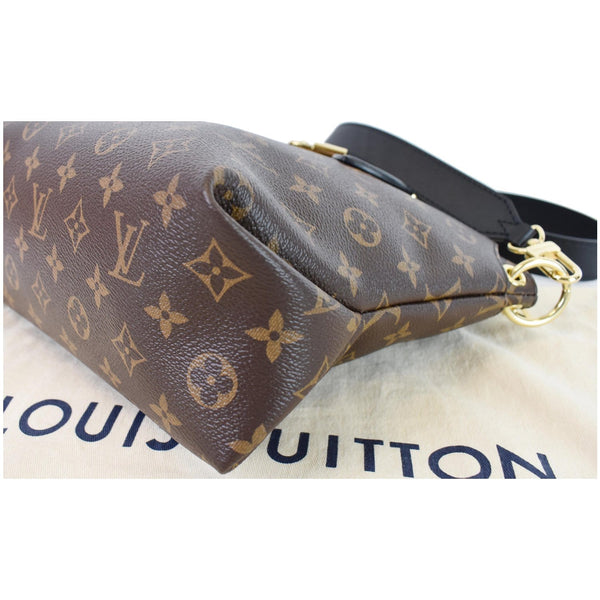 LOUIS VUITTON Flower Zipped PM Monogram Canvas Tote Bag Brown