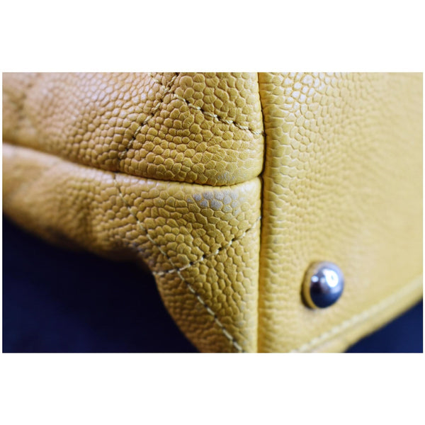 Chanel French Riviera Quilted Caviar Leather trims Bag