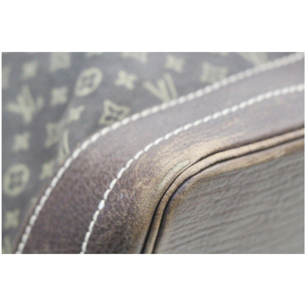 seams lv Large Noe Monogram Mini Lin Shoulder Bag